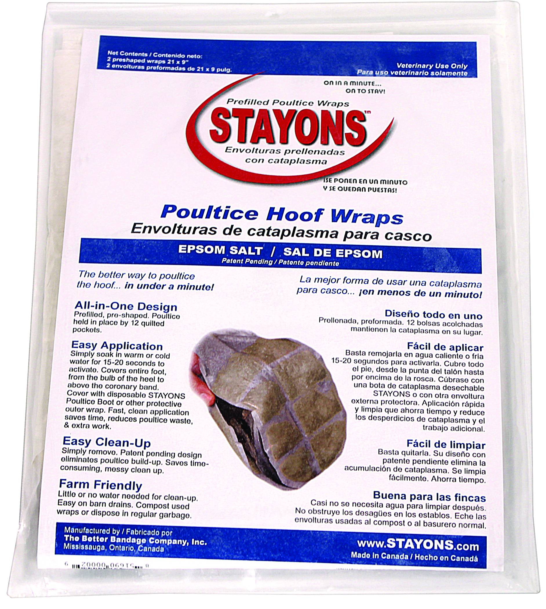 UPC 851690000029 product image for Durvet Stayons Poultice Hoof Wraps | upcitemdb.com