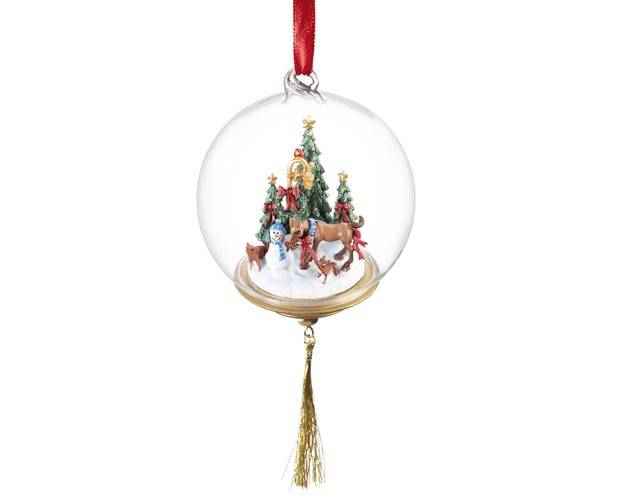 UPC 019756704148 product image for Breyer 2014 First Holiday Glass Globe Ornament | upcitemdb.com