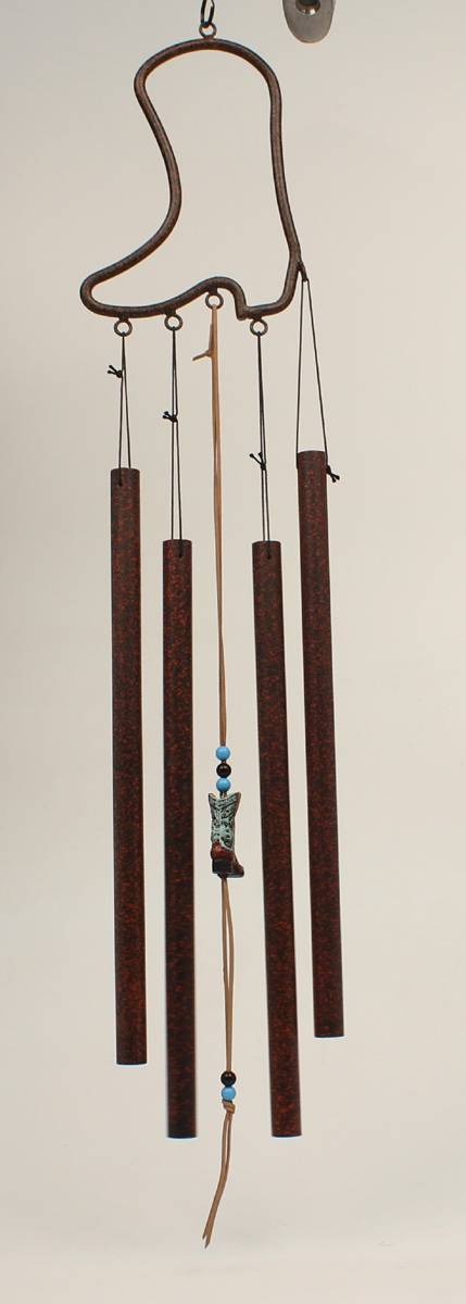 Horses In Vancleave Mississippi Boot Cut Out Wind Chime