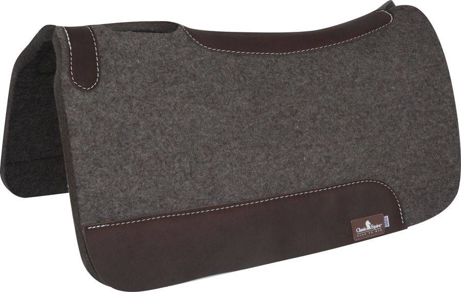 UPC 610393089324 product image for Classic Equine 100 Felt Contour Western Saddle Pad | upcitemdb.com