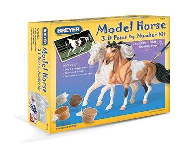 Breyer - 3D Paint-by-Number Activity Kit -Pinto