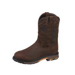 Ariat Mens H2O Comp Toe Workhog Pull On - Oil Distressed Brown