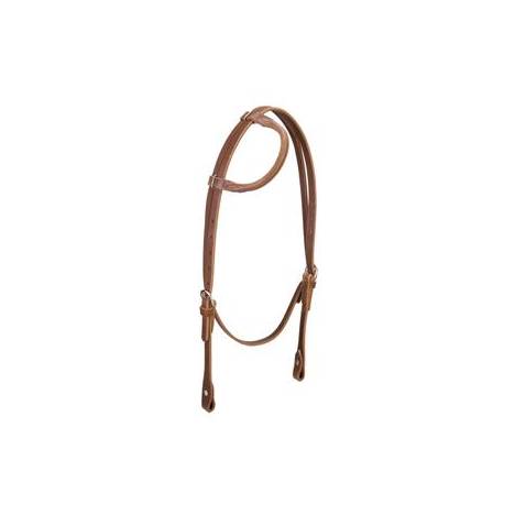 Weaver Horizons Rolled Sliding Ear Headstall