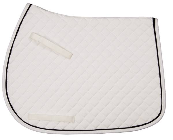 TuffRider Basic All Purpose Saddle Pad with Trim and Piping