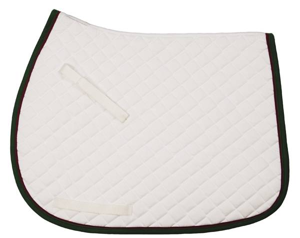 TuffRider Basic All Purpose Saddle Pad with Trim and Piping