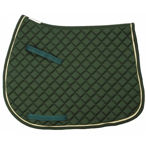 TuffRider Basic All Purpose Saddle Pad with Trim and Piping