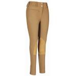 Tuffrider Ribb Lowrise Wide Waistband Knee Patch Breech - Regular