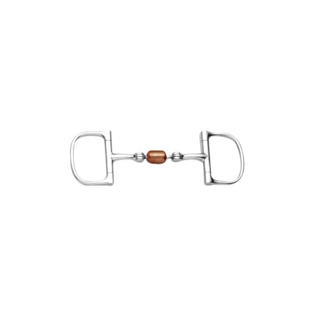 Korsteel Copper Roller Mouth Dee Snaffle Bit