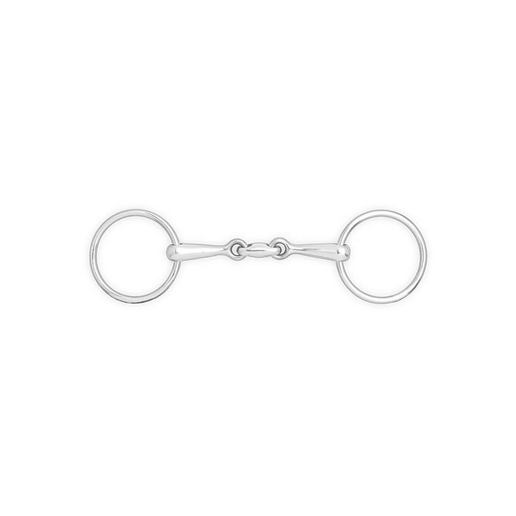 Horze Double Jointed Loose Ring Snaffle Bit