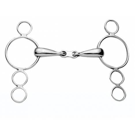 Korsteel French Link 3 Ring Gag