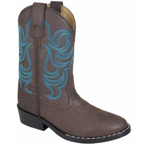 Smoky Mountain Monterey Boots - Youth - Brown/Blue