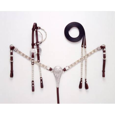 Royal King Ferruled Double Ear Show Headstall