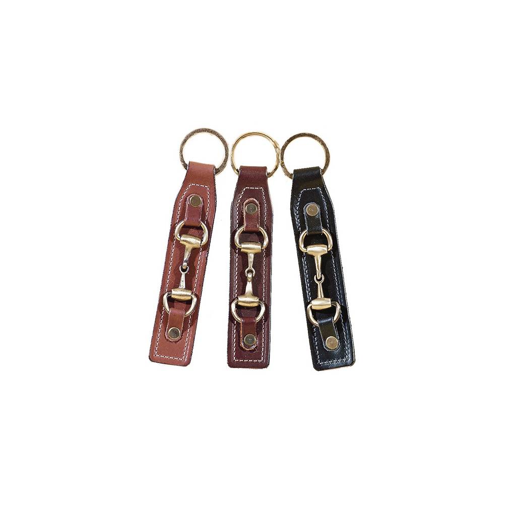 Tory Leather Snaffle Bit Key Fob