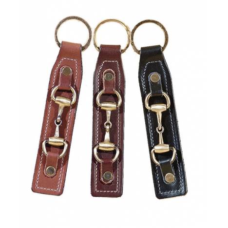 Tory Leather Snaffle Bit Key Fob