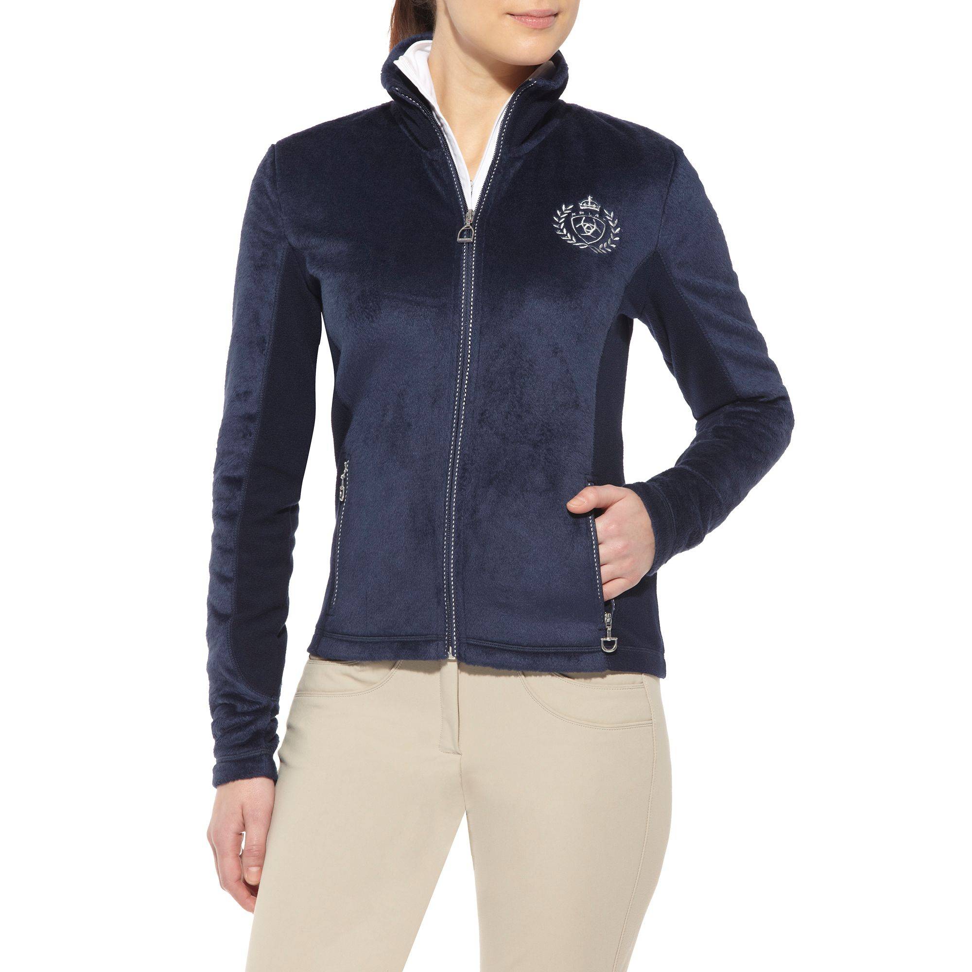 5-765182 Ariat Stella Fleece Jacket - Ladies, Navy sku 5-765182