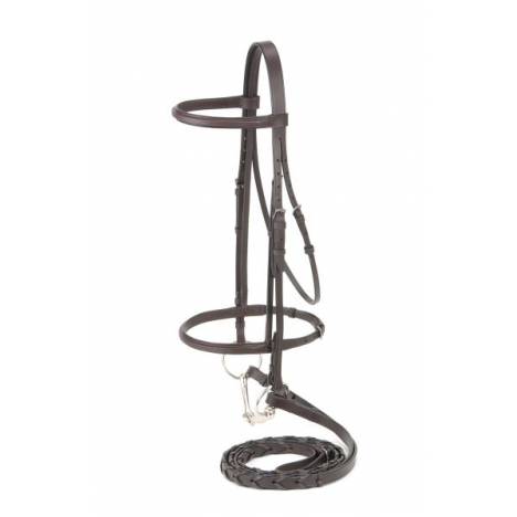 Silver Fox Square Raised Bridle