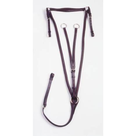 Silver Fox Raised Running Breastplate Martingale