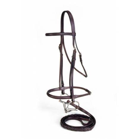 EquiRoyal Raised Snaffle Bridle