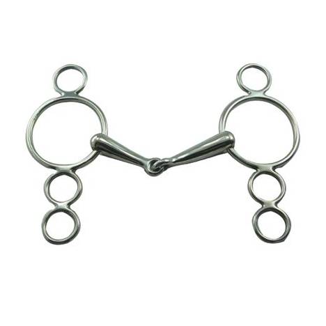 Coronet Continental 3 Ring Gag Bit - 16mm