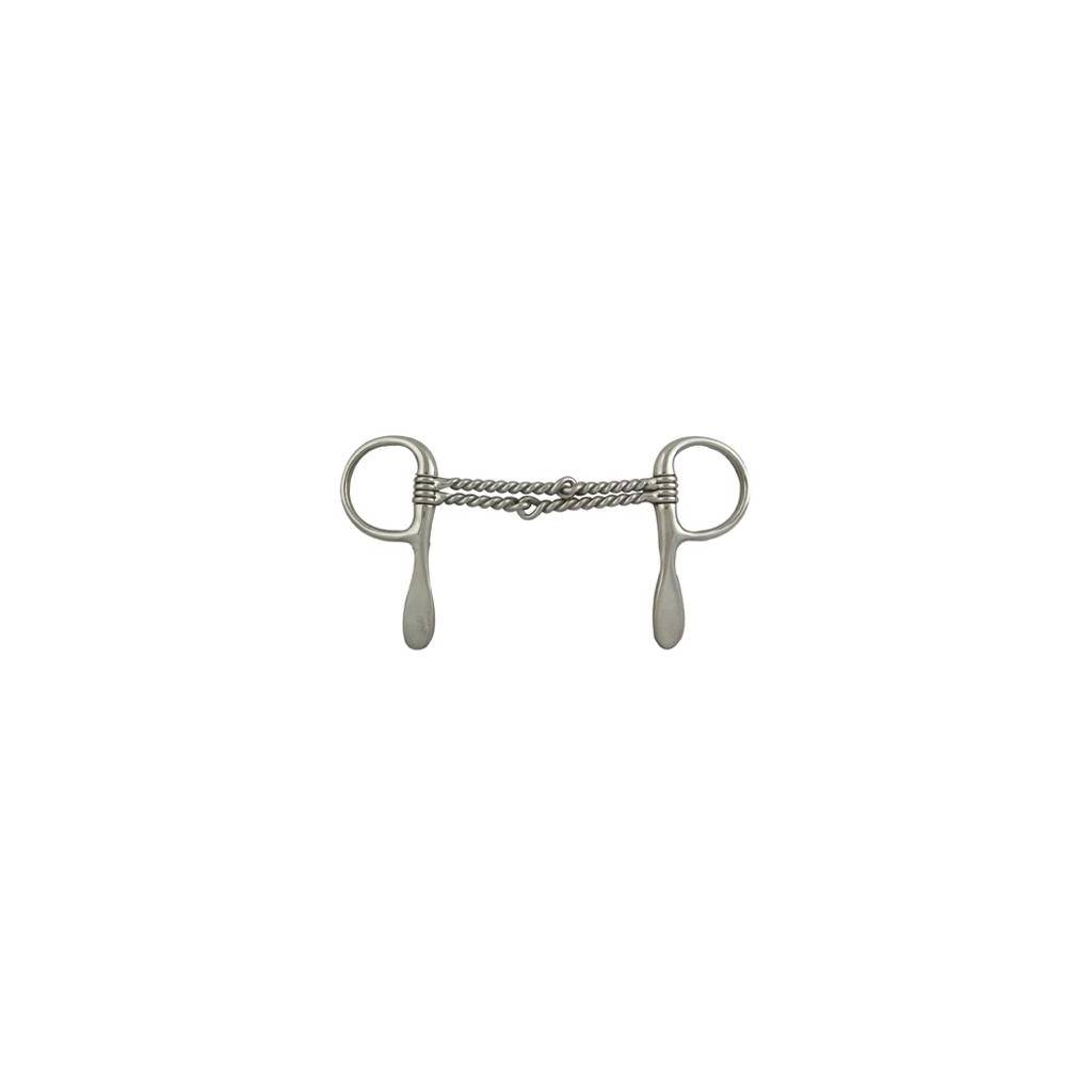 Coronet Double Twisted Wire Half Cheek Bit - 2 Shanks