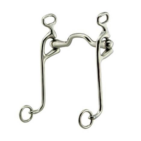 Coronet Loose Cheek Medium Port Walking Horse Bit