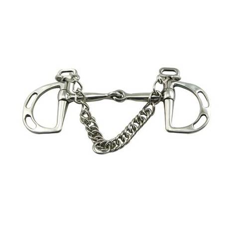 Coronet Snaffle Kimberwick Bit