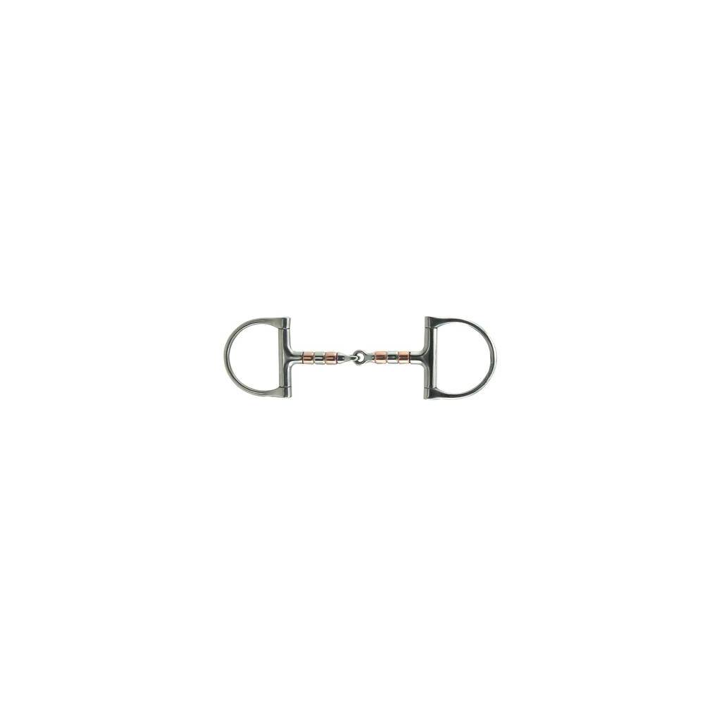 Coronet Copper Roller Dee Snaffle Bit