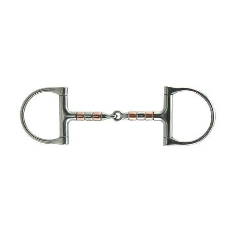 Coronet Copper Roller Dee Snaffle Bit