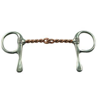 Coronet Single Twisted Copper Wire Half Cheek Bit