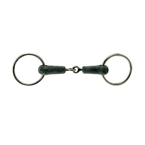 Coronet Loose Ring Hard Rubber Jointed Mouth Bit