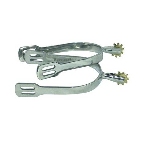 Coronet Dressage Brass Rowel Spurs