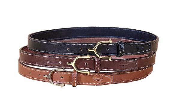 NEW Tory English Bridle Leather Belt 2351 size 30 Oakbark Spur  Buckle 