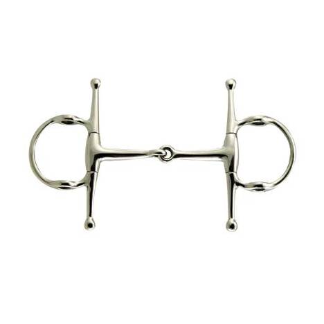 Coronet Gag Full Cheek Snaffle Bit with 6 Cheek