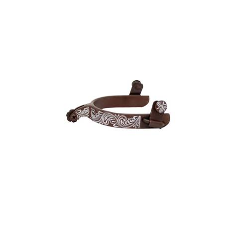 Metalab Antique Engraved Roper Spurs