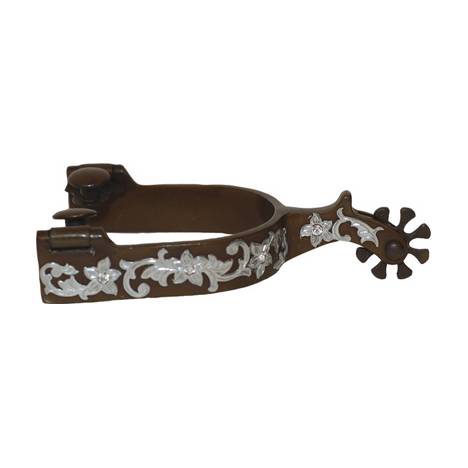 Metalab Ladies Antique Floral Stones Spurs