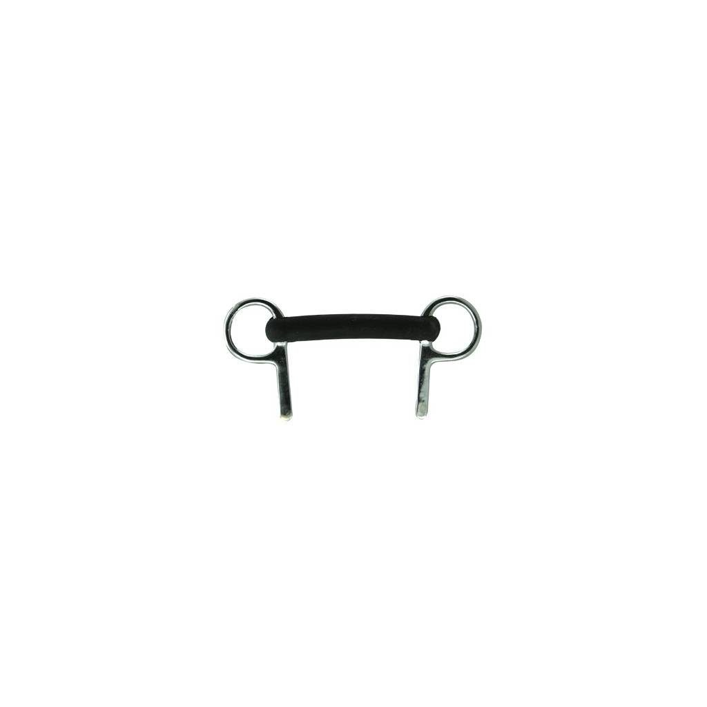 Coronet Rubber Mullen Mouth Half Cheek Bit