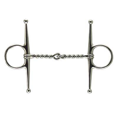 Coronet Single Twisted Wire Full Cheek Snaffle Bit