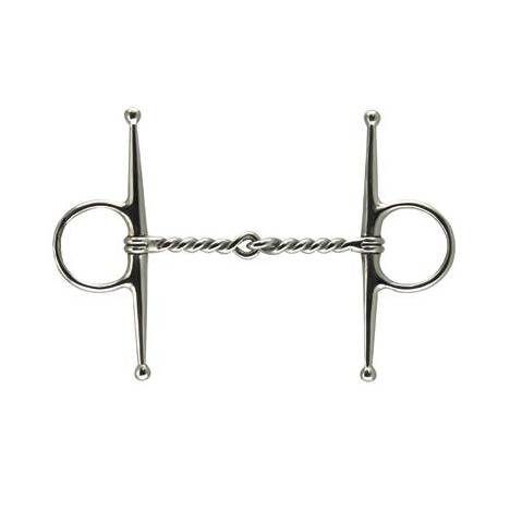 Coronet Single Twisted Wire Full Cheek Snaffle Bit