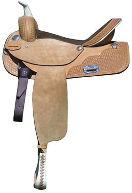 Circle P Leather Barrel Saddle