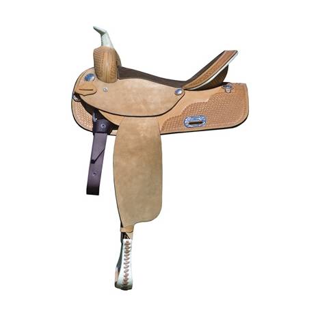 Circle P Leather Barrel Saddle