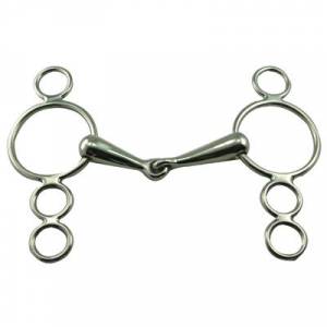 Coronet Continental 3 Ring Jointed Gag Bit