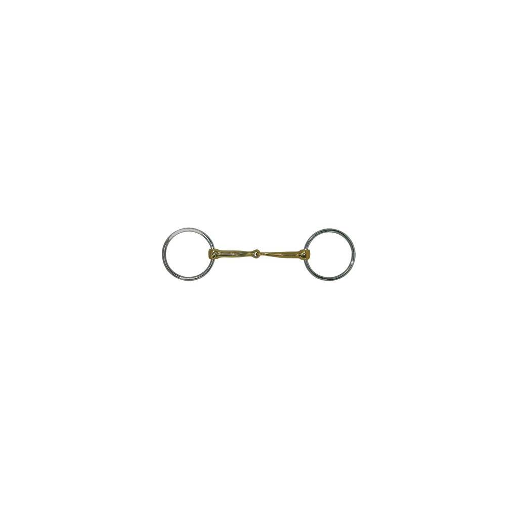 Coronet Heavy Ring with Brass Mouth Snaffle Bit