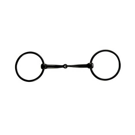 Coronet Black Sweet Iron Loose Ring Snaffle Bit