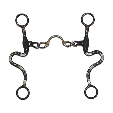 Roping Collection by Metalab Antique Smooth Ported Chain Bit