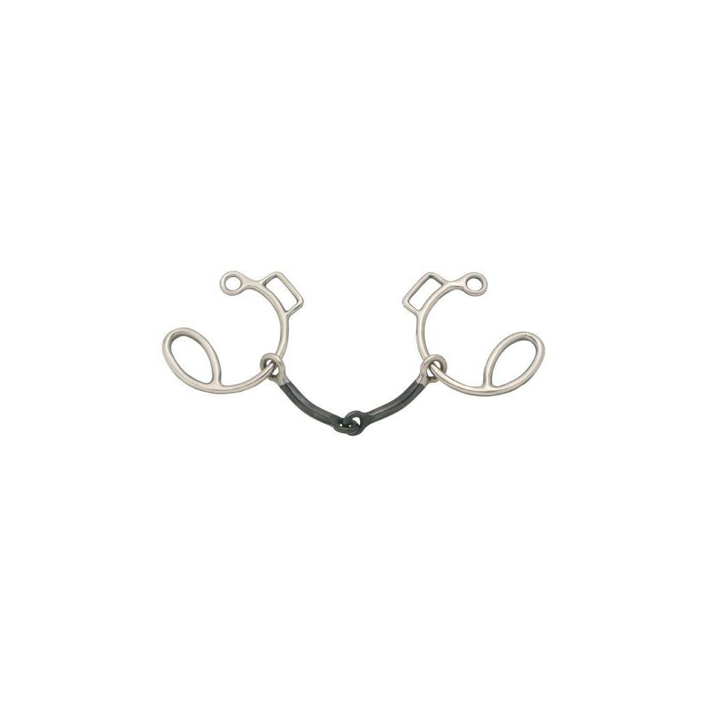 Kelly Silver Star 6" Cheek Sweet Iron Snaffle