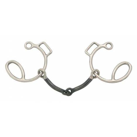 Kelly Silver Star 6" Cheek Sweet Iron Snaffle