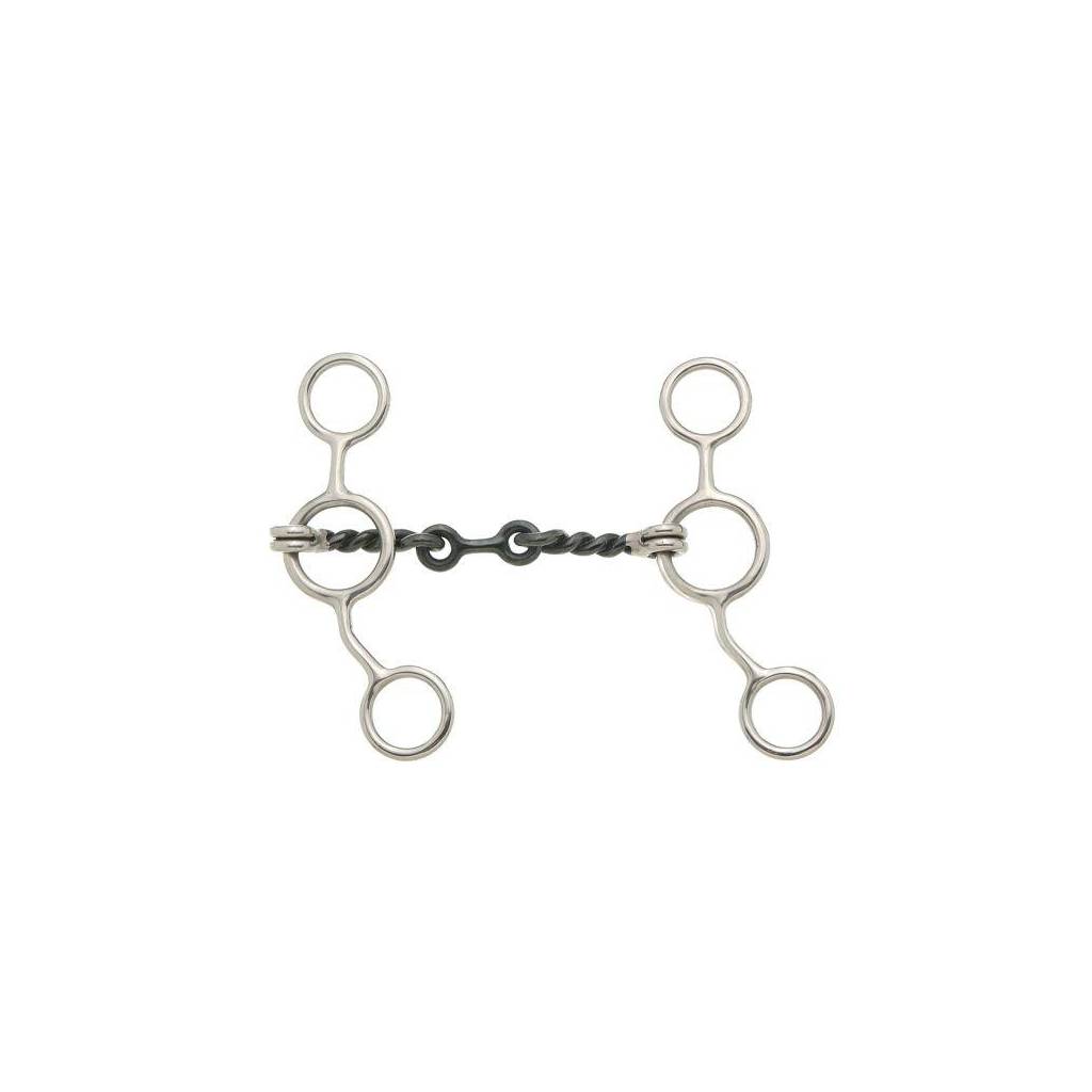 Kelly Silver Star Sweet Iron Dogbone Snaffle