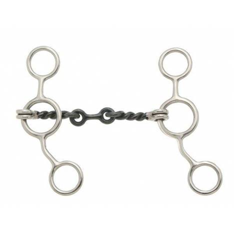 Kelly Silver Star Sweet Iron Dogbone Snaffle