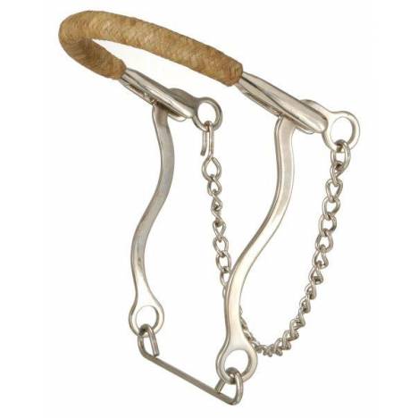 Kelly Silver Star Bicycle Chain with Rawhide Braiding Hackamore