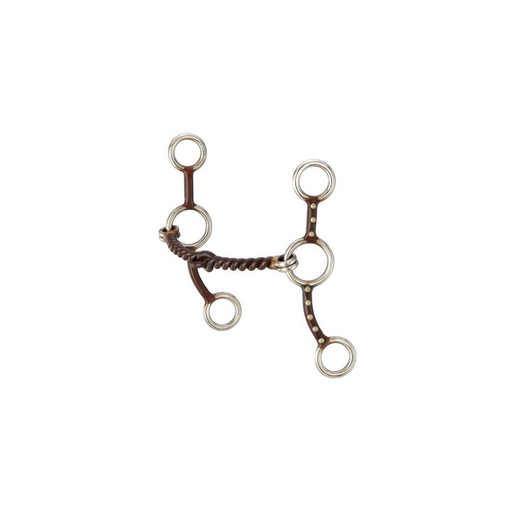 Kelly Silver Star Gag Twist Snaffle